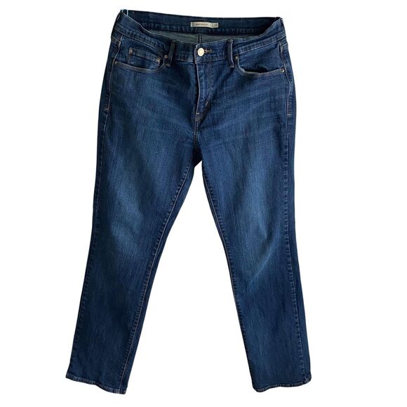Levi's Denim - Levi's 505 Jeans Womens 10 Blue Straight Mid Rise Stretch 30 Inseam Denim